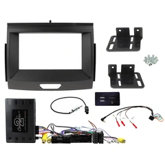 Connects2 2-DIN monteringssett komplett Ford Ranger (2016-2022) m/Sync 3 navi