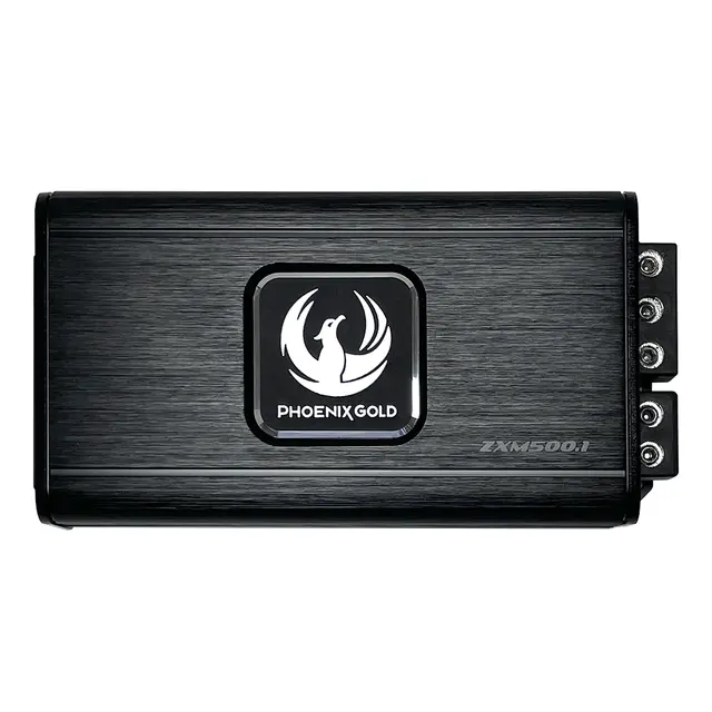 Phoenix Gold basspakke 2 8" i slimkasse, forsterker, kabelsett 