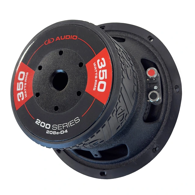 DD Audio 208e-D4 8" subwoofer 8", 350W RMS, 1100W Maks, 2x4 Ohm 