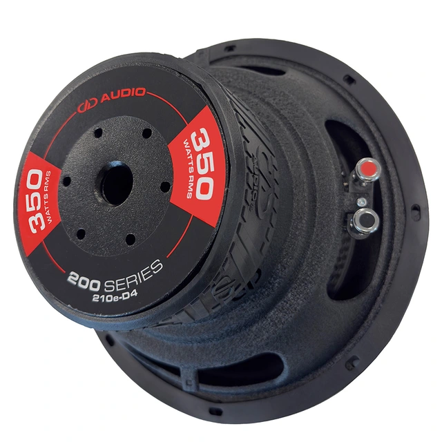 DD Audio 210e-D4 10" subwoofer 10", 350W RMS, 1100W Maks, 2x4 Ohm 