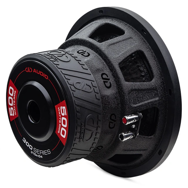 DD Audio 310e-D4 10" subwoofer 10", 500W RMS, 1500W Maks, 2x4 Ohm 