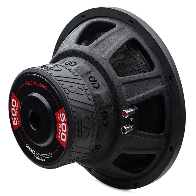 DD Audio 312e-D4 12" subwoofer 12", 500W RMS, 1500W Maks, 2x4 Ohm 
