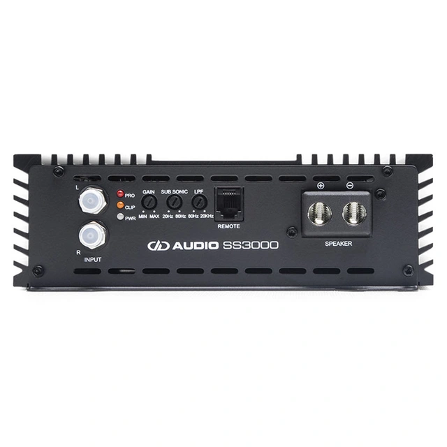 DD Audio SS3000-24V monoforsterker 24V, 3000W RMS, 1 Ohm, Klasse D 