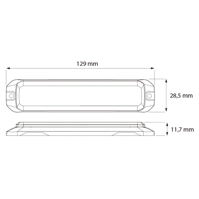 Optibeam Vector Six ICAO/MIL varsellys 12/24V, ECE R65 Class 2, CISPR25 Cl.3 