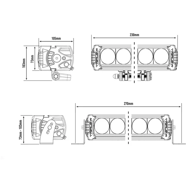 Lazer Triple-R 750 Standard LED, 4100 lumen, 866 meter 