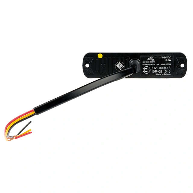 Optibeam LM6 varsellys 12/24V, ECE R65 Class 2, CISPR25 Cl.3 