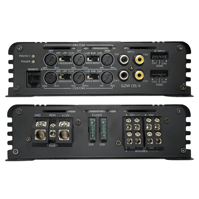 Ground Zero GZIA 135.4 4-kanals forst. Iridium-serie, 4x140W i 2 Ohm 