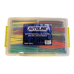 Sett med krympestrømper 235 stk, assorterte farger