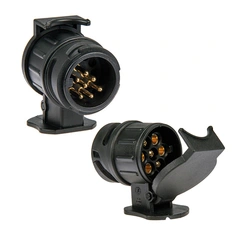 Tilhengerkontakt adapter 13-pins til 7-pins.