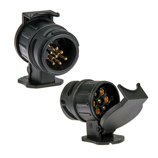 Tilhengerkontakt adapter 13-pins til 7-pins.