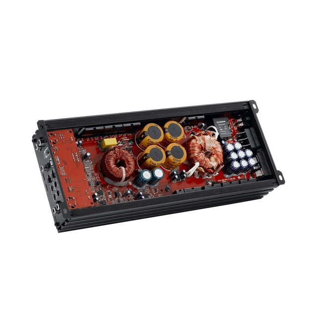 Ground Zero 24V basspakke 8" 8" sub i kasse, forsterker, kabelsett 