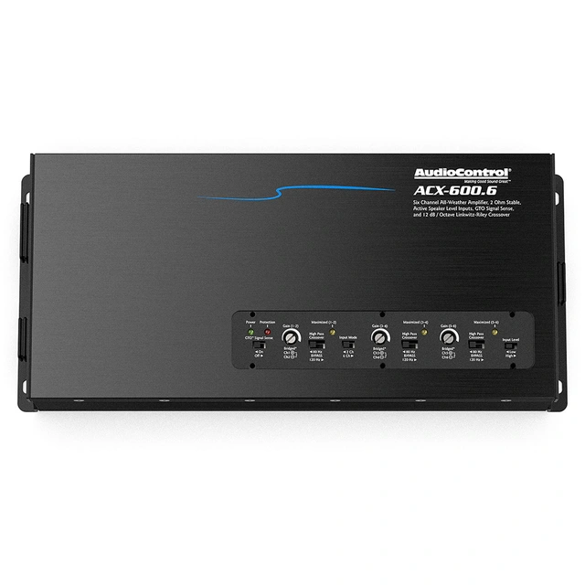 AudioControl ACX-600.6 6-kanalforsterker 6x100W RMS, 2 Ohm, IPX6 