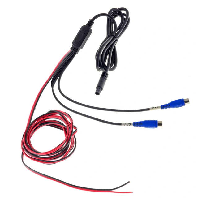 Ampire 7" LCD-Skjerm (AHD/CVBS) 2xRCA inngang. 12V-24V 