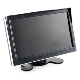 Ampire 7" LCD-Skjerm (AHD/CVBS) 2xRCA inngang. 12V-24V