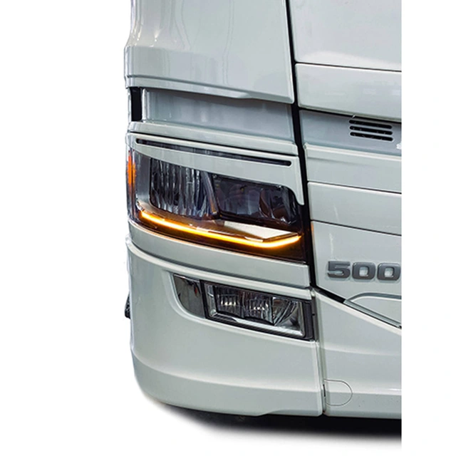 TruckVision LED DRL ombyggingskit Scania R/S 2017->, Oransje,Ikke E-merket 