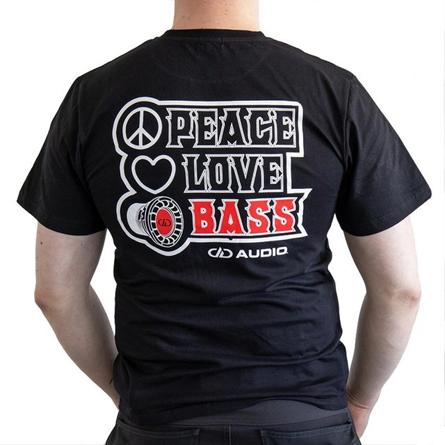 DD Audio T-skjorte Love Peace Bass Medium 