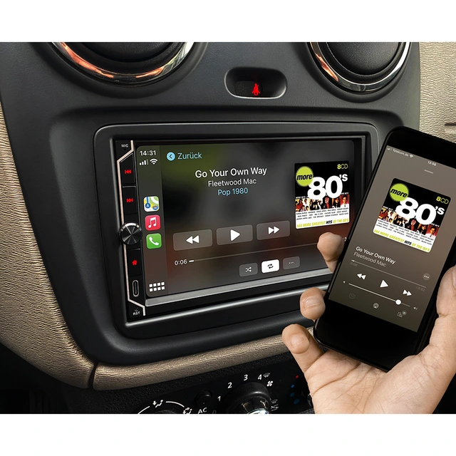 ESX VMX700DAB DAB+, BT, Trådløs Carplay & Android Auto 