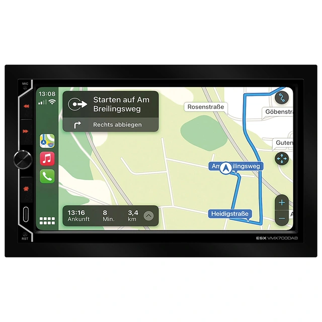 ESX VMX700DAB DAB+, BT, Trådløs Carplay & Android Auto 