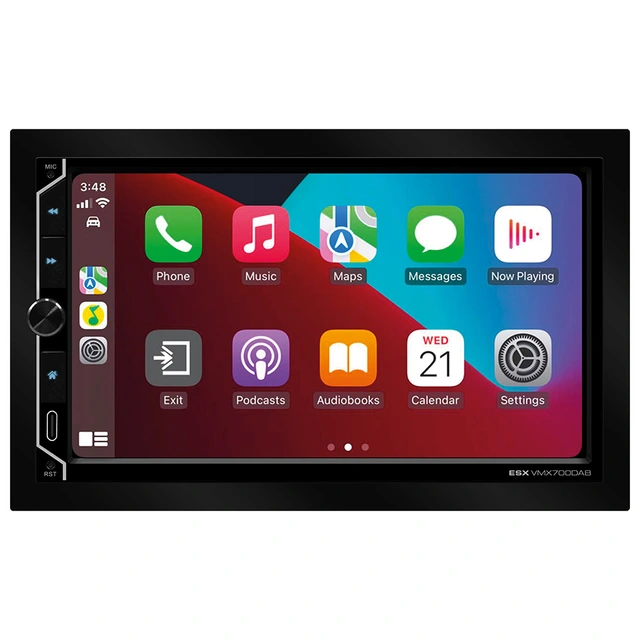 ESX VMX700DAB DAB+, BT, Trådløs Carplay & Android Auto 