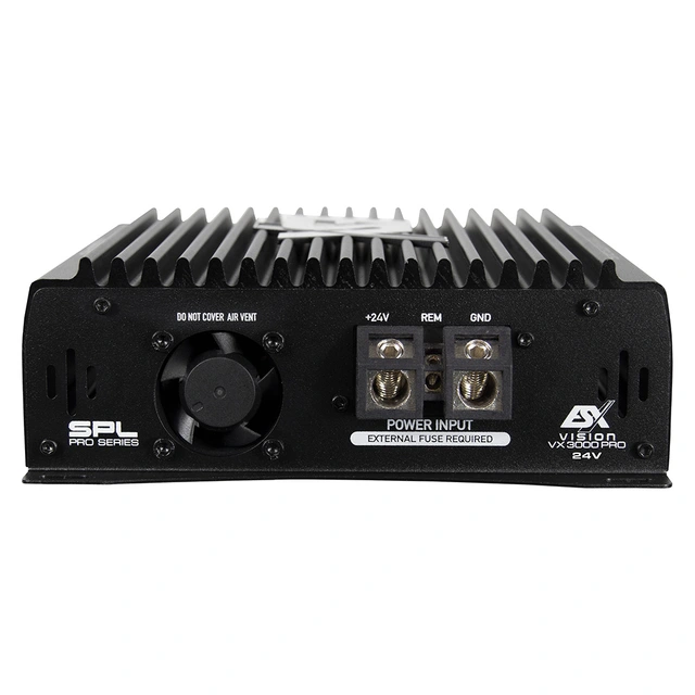ESX VX3000 PRO 24V monoforsterker 3000W RMS, 1 Ohm, SPL, Klasse D, 24V 