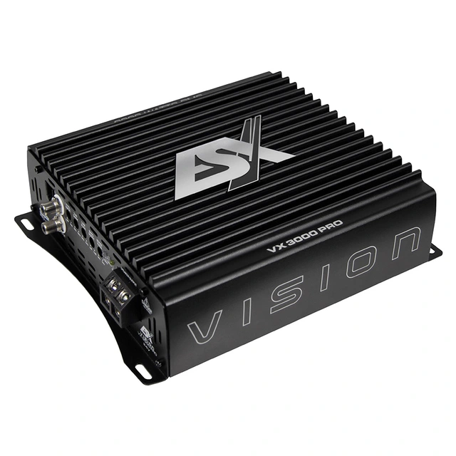 ESX VX3000 PRO 24V monoforsterker 3000W RMS, 1 Ohm, SPL, Klasse D, 24V 