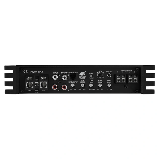 ESX QL750.1 (24V). monoforsterker 750W RMS, 2 Ohm, Klasse D, 24V 