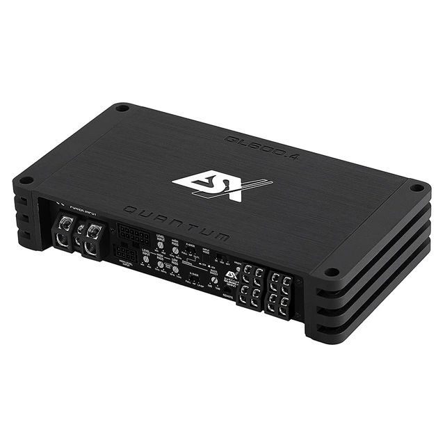 ESX QL600.4 (24V). 4-kanals forsterker 4x170W RMS, 2 Ohm, Klasse D, 24V 