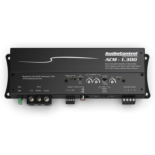 AudioControl ACM-1.300 monoforsterker 300W RMS, 2 Ohm 
