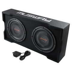 Musway MF210A 2x10" aktiv subwoofer 2x10" i kasse, 400W RMS