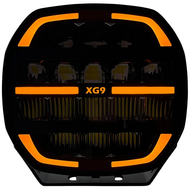 XG9 Driving Light White Multicolor Parklys Hvit, Gul og Grønn. 