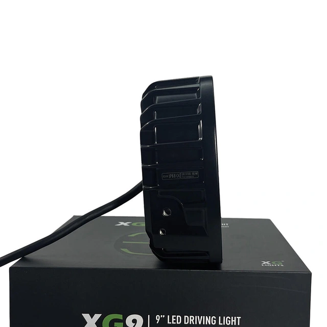 XG9 Driving Light Black Multicolor Parklys Hvit, Gul og Grønn. 