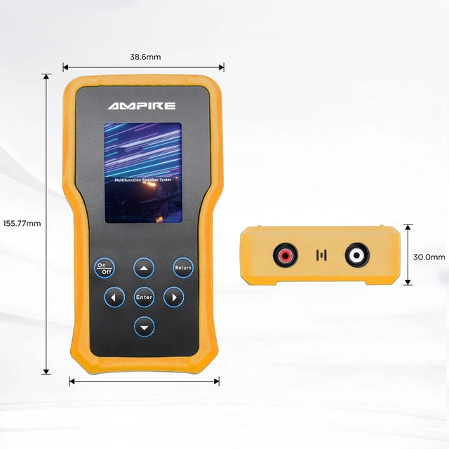 AMPIRE multifunksjonell lydtester Signalgenerator, motstand og fasemåling+ 