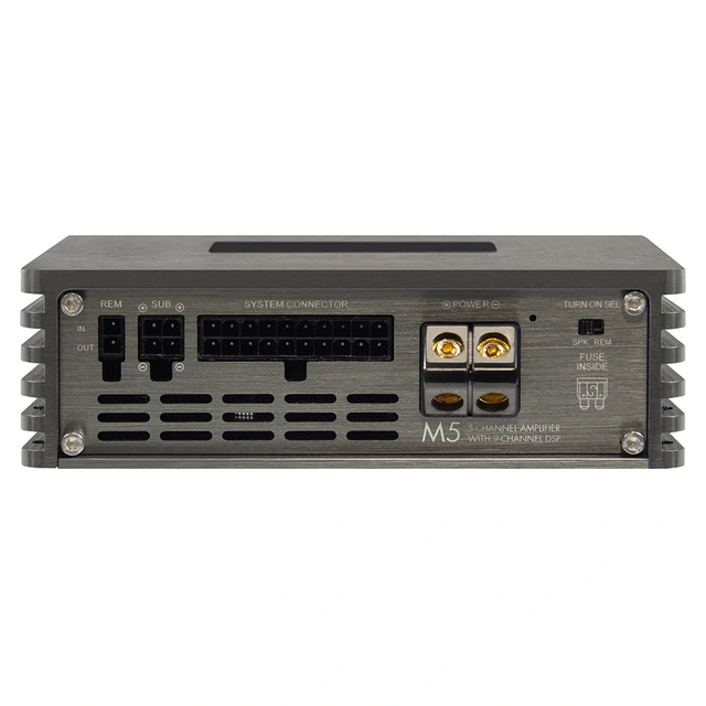 Musway M5 5-kanals forst. m/DSP 9-kanals DSP, 500W RMS, uten iso kobling 