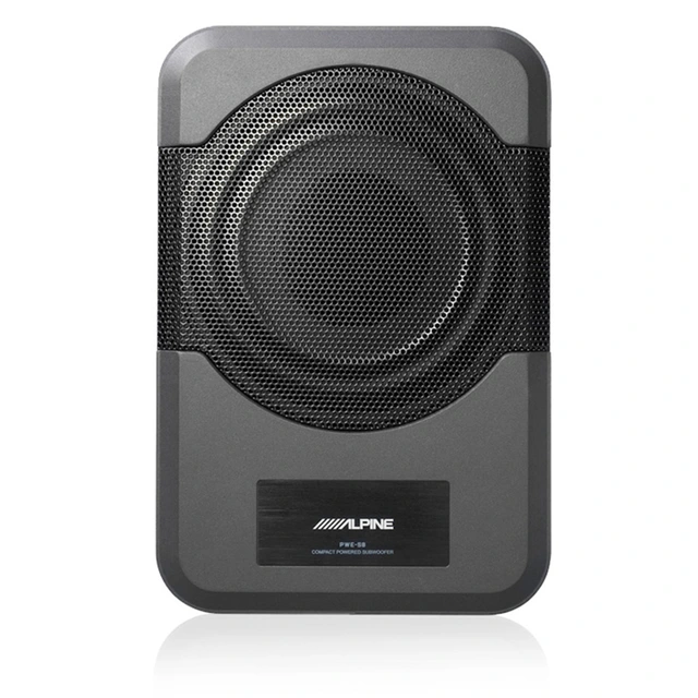 Alpine PWE-S80 aktiv subwoofer 8" subwoofer, 120W RMS, bassremote 