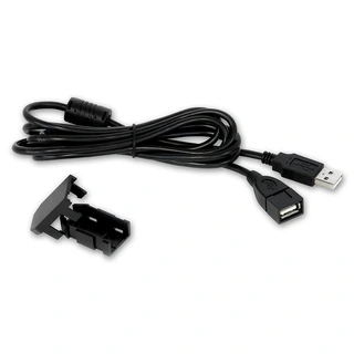 Alpine KCE-220UB forlengelseskabel USB 2 meter, festebrakett