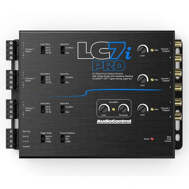 AudioControl LC7i PRO Høy til lavnivå adapter med AccuBass 