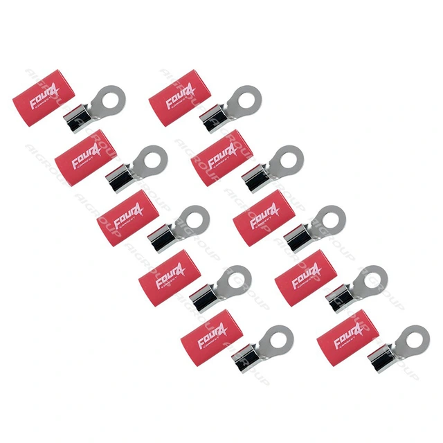 4Connect ringkabelsko - 10 stk For 20mm2 kabel, M8 