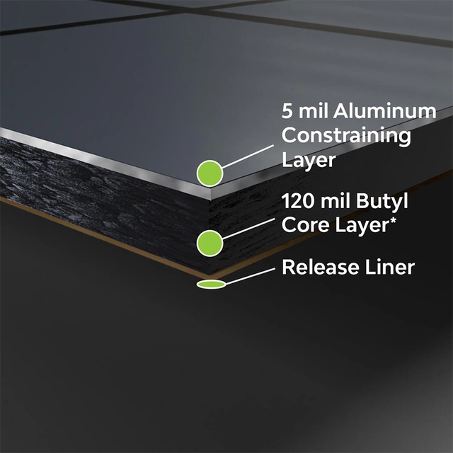 Dynamat ProX Dempematter i gummibutyl - 0,84m2 