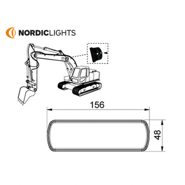 Nordic Lights Pictor 620 28W, 1800lm, CISPR25 Klasse 5 