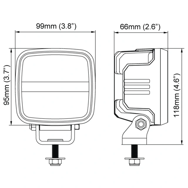 Nordic Lights Scorpius GO 420MIL 28W, 1800lm, MIL-SPEC 461, CISPR25 