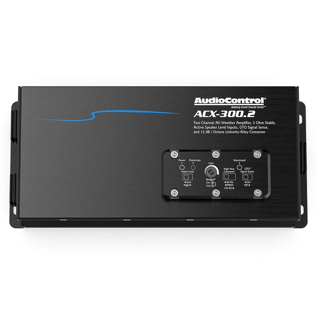 AudioControl ACX-300.2 2-kanalforsterker 2x150W RMS, 2 Ohm, IPX6 