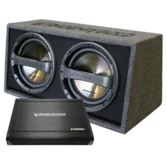 Phoenix Gold basspakke 2x12" 2x12", kasse, forsterker