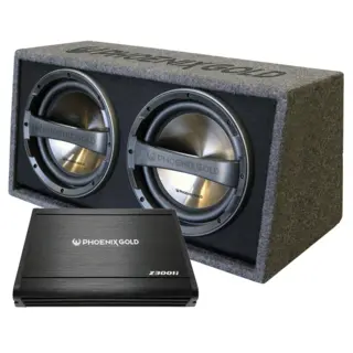 Phoenix Gold basspakke 2x12" 2x12", kasse, forsterker