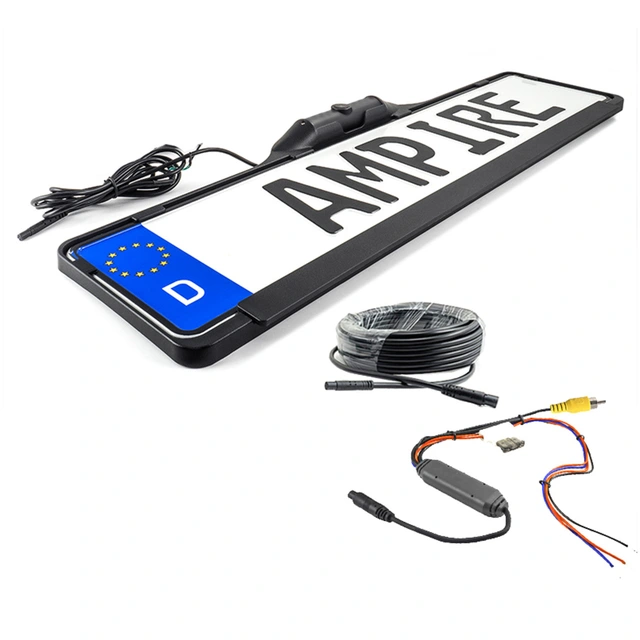 Ampire skiltplatekamera (CVBS) Skiltplate med integrert kamera 