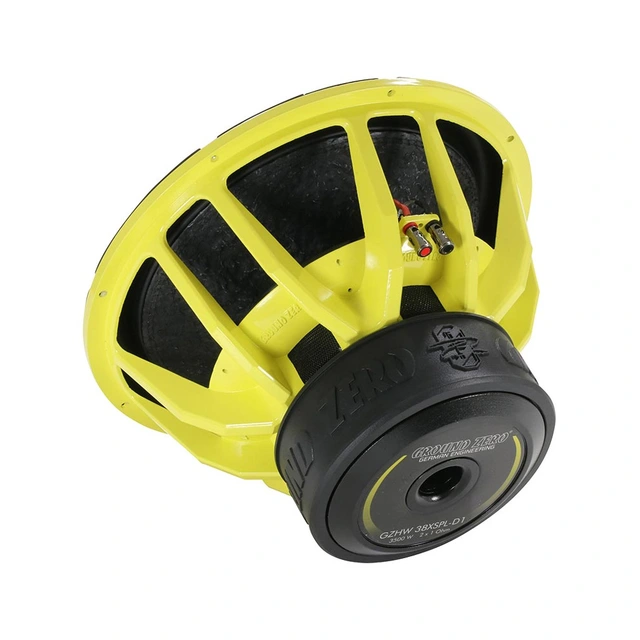 Ground Zero GZHW 38XSPL-D2 15" subwoofer 3500W SPL, 2x2 Ohm, KLIPPEL 