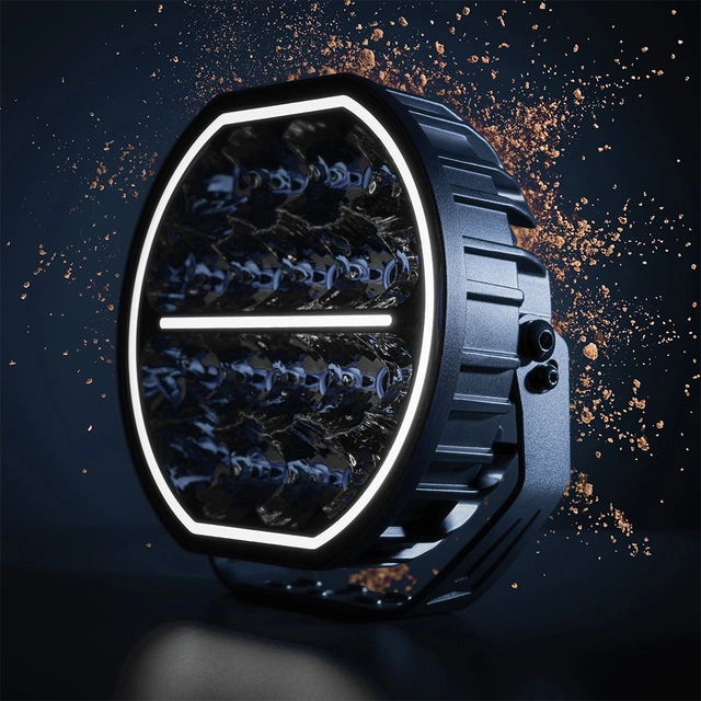 Strands Big Energy EB 9" LED fjernlys 9", 10700 Lumen, per stk, Ikke E-merket 