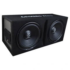 Ground Zero GZIB 2.30BR-ACT basskasse 2x12" aktiv subwoofer, 250W RMS