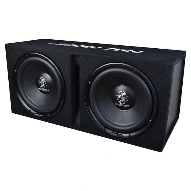 Ground Zero GZIB 2.30BR-ACT basskasse 2x12" aktiv subwoofer, 250W RMS 