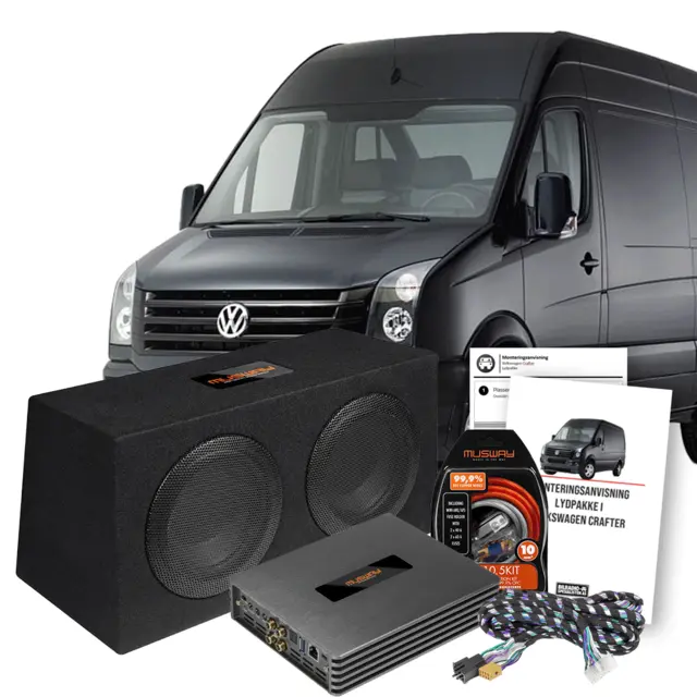 Lydpakke til VW Crafter 2017-> Volkswagen Crafter 2017-> 3-seter 
