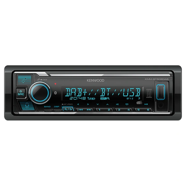 Kenwood KMM-BT508DAB bilradio Shortbody, DAB+, BT, Ikke CD 